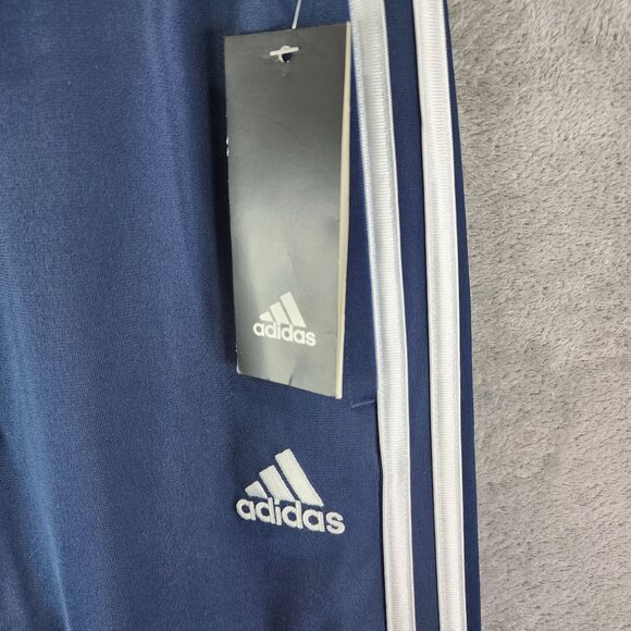 Boys Navy Blue Adidas Regular Fit Track Pants Size L (14/16) - Picture 6 of 15